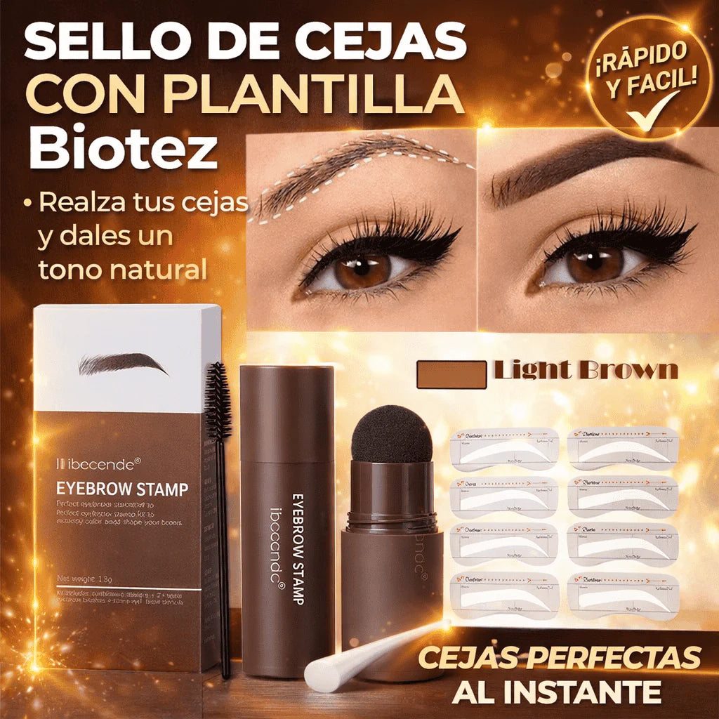 Sello de Cejas con Plantillas Biotez®