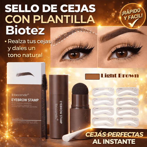 Sello de Cejas con Plantillas Biotez®
